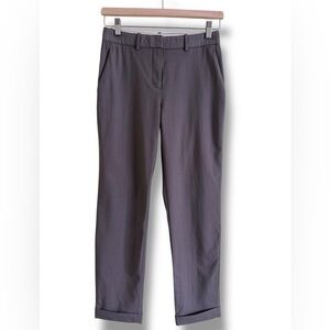 Theory Mustadio Wool Trousers Dark Gray Size 00
